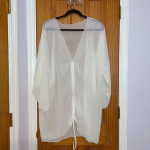 womens white bathing suit cover-up